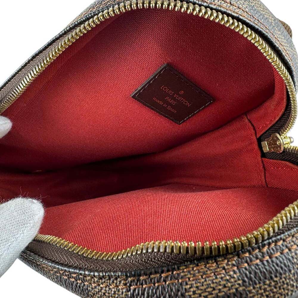 LOUIS VUITTON Authentic Brown Damier Canvas Pochette Hobo Bag - Picture 5 of 12